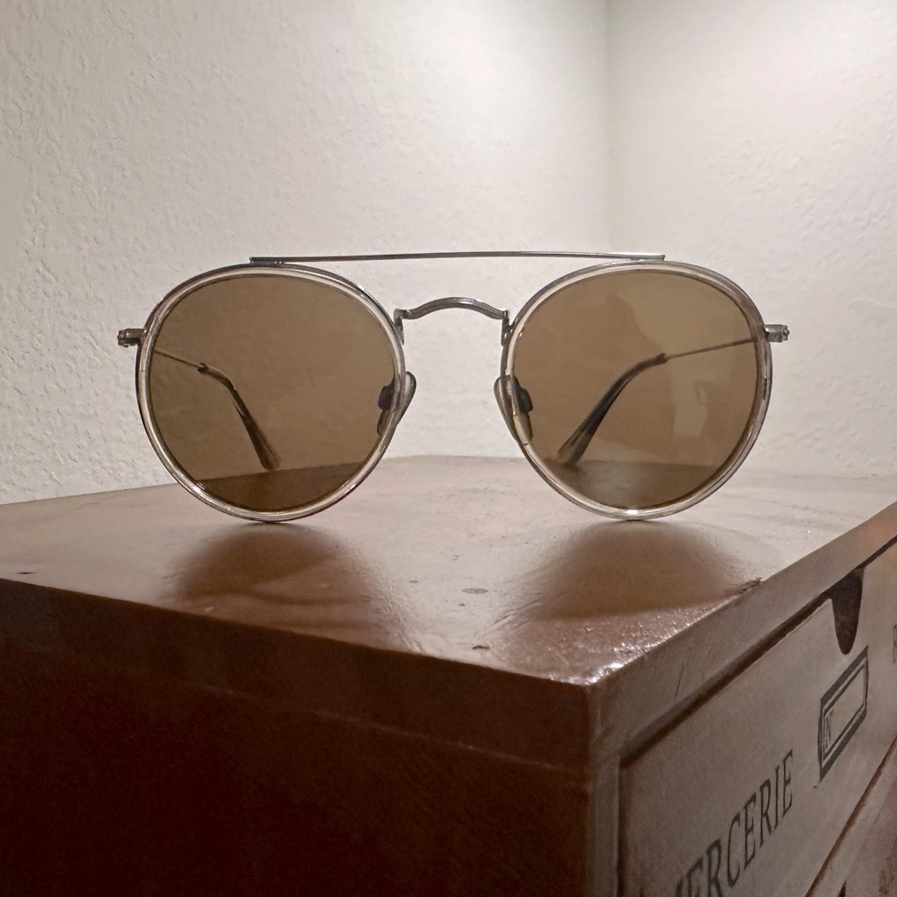 Gold on Gold polarized sunglasses